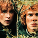 Dominic Monaghan and Billy Boyd in The Lord of the Rings.
